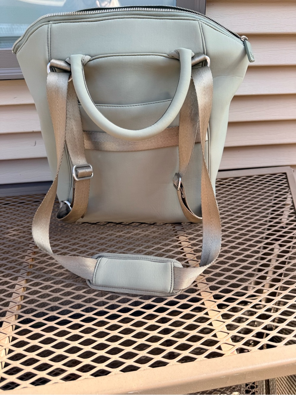 Freshly Picked Seoul Diaper Bag Backpack Neoprene Machine Washable on Olive - Picture 7 of 16